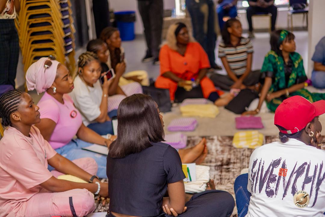 Quiet moment in worship