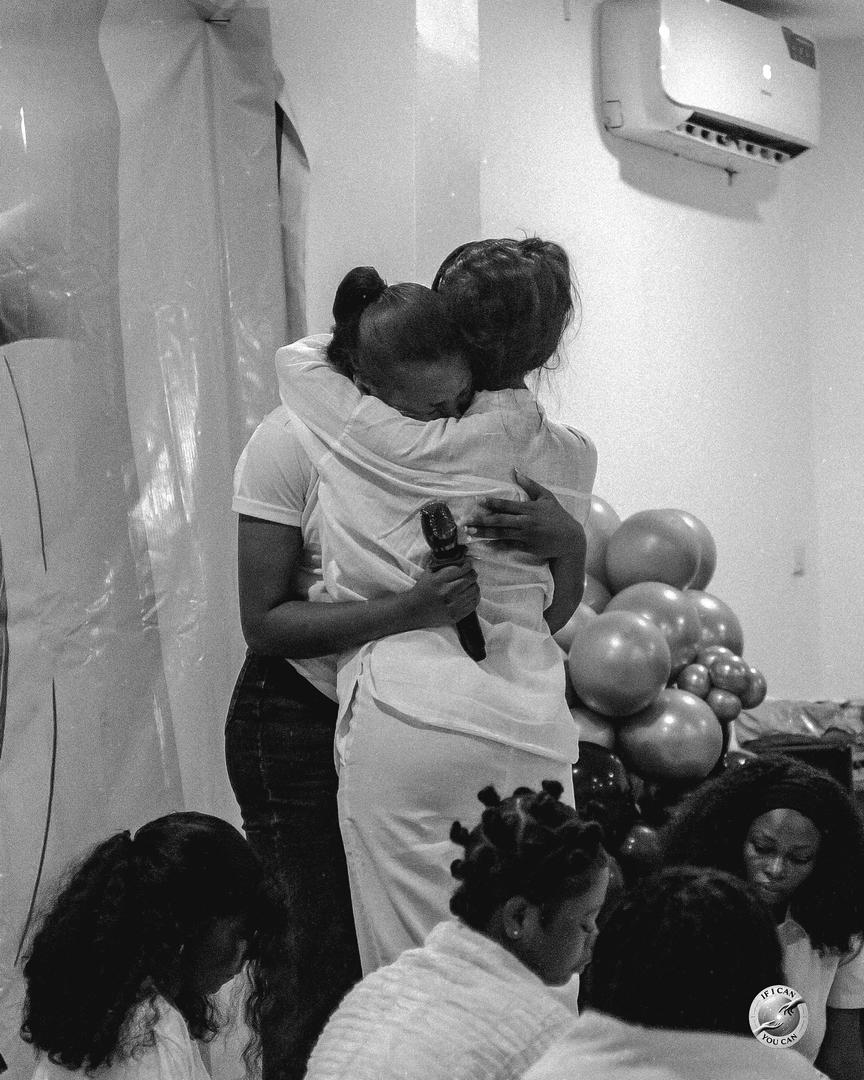 Quiet moment in worship